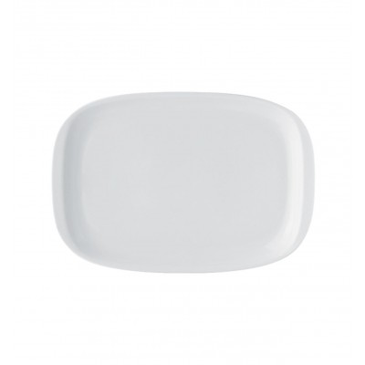 Europa White - Small Oval Platter 25