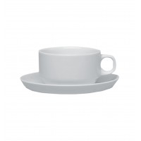 Europa White - Tea Cup & Saucer 22cl