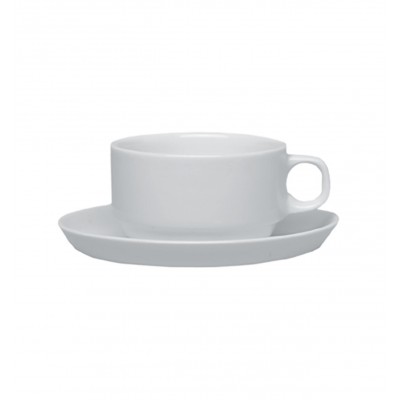 Europa White - Tea Cup & Saucer 210/20