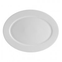 Broadway White - Small Oval Platter 32