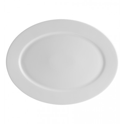 Broadway White - Small Oval Platter 32