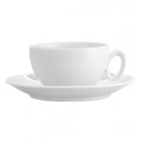 Broadway White - Tea Cup & Saucer 24cl