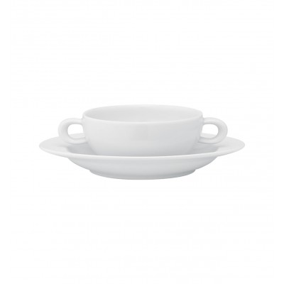 Organic White - Consomme Cup & Saucer 31cl