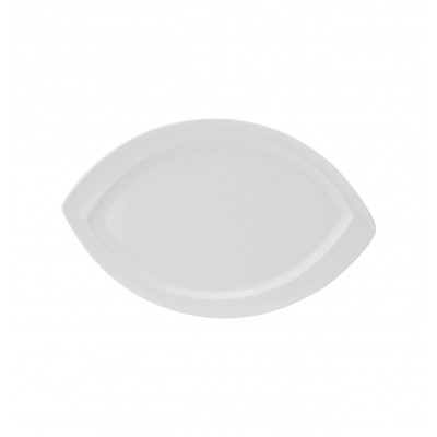 Organic White - Leaf Platter 36