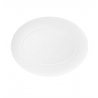 Domo White - Large Oval Platter 42