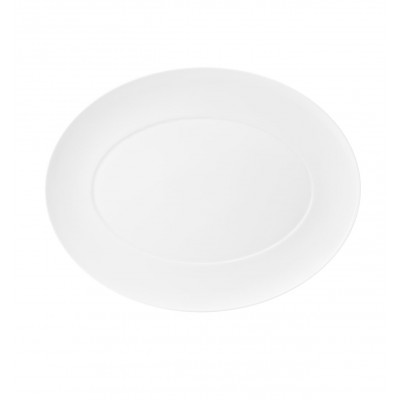 Domo White - Large Oval Platter 42