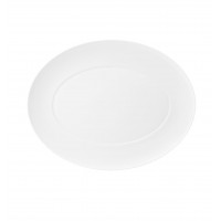 Domo White - Small Oval Platter 35
