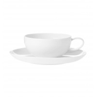 Domo White - Tea Cup & Saucer 25cl