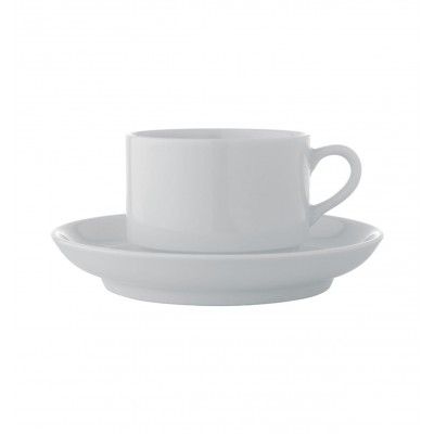 Estoril White - Tea Cup & Saucer 610/20