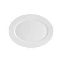 PERLA  WHITE - Small Oval Platter 33