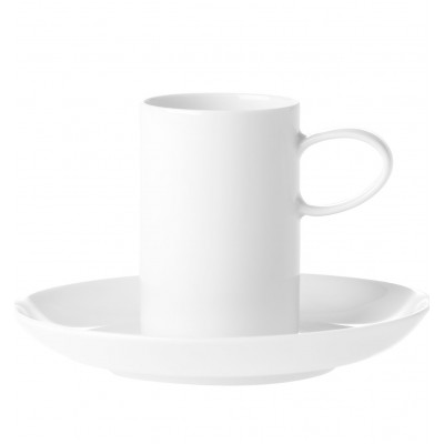 Domo White - Coffee Cup & Saucer 13cl