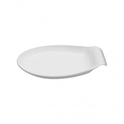 Multiforma White - Drop Soup Plate 26x22