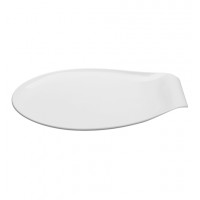 Multiforma White - Drop Dinner Plate 28x24