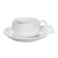 Multiforma White - Tea Cup & Saucer 20cl