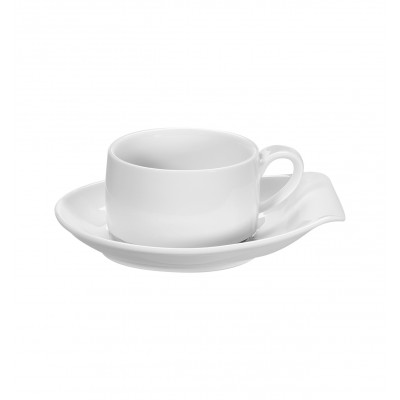 Multiforma White - Tea Cup & Saucer 20cl