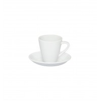 Synergy White - Coffee Cup & Saucer 9cl