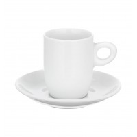 Optima White - Coffee Cup & Saucer Round 9cl