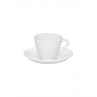 Synergy White - Coffee Cup & Saucer 13cl