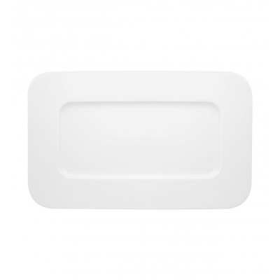 Silkroad White - Large Rectangular Plate 34