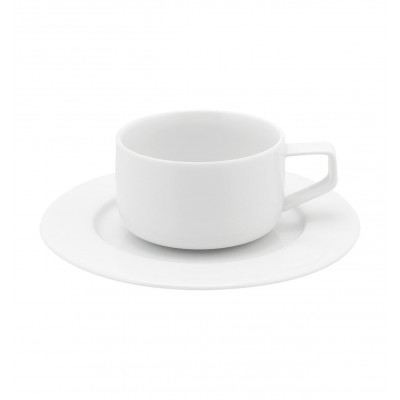 Silkroad White - Coffee Cup & Saucer 13cl