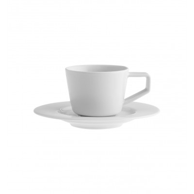 Silkroad White - Coffee Cup w/ Saucer Konic 9cl