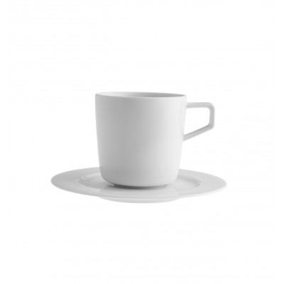 Silkroad White - Breakfast Cup & Saucer Konic 30cl