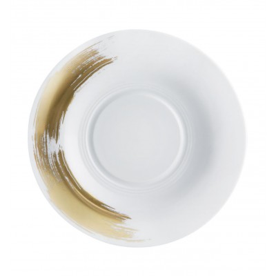 Gold Stroke - Dessert Plate 25