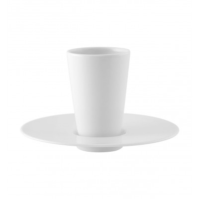 Trace White - Cup & Saucer 100ml