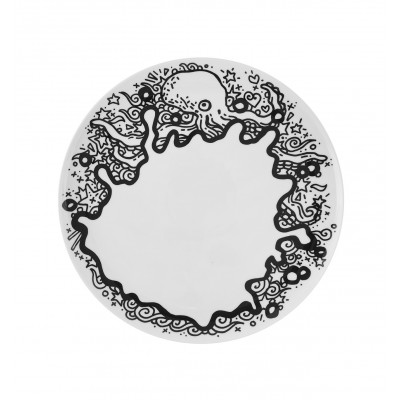 Artville - Round Charger Plate Octapus