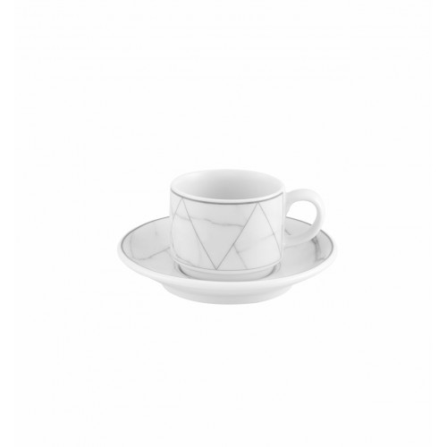 Vista Alegre Hotelware - ST Coffee Cup & Saucer 09cl - Carrara 