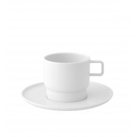 South White - Breakfast Cup & Saucer 26cl