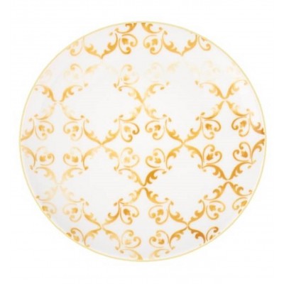 Tiles Amarelo - Round Dessert Plate 22