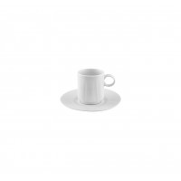 Verve - Stackable Coffee Cup 9cl with Saucer