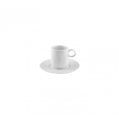 Verve - Stackable Coffee Cup 9cl with Saucer