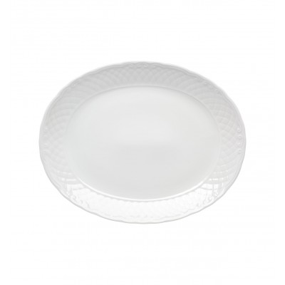 Escorial White - Large Oval Platter 33