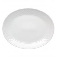 Escorial White - Medium Oval Platter 29