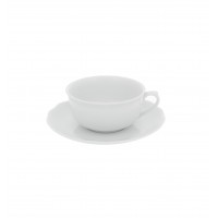 Bragança White - Tea Cup & Saucer 24cl