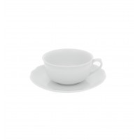 Bragança White - Tea Cup & Saucer 2010/18