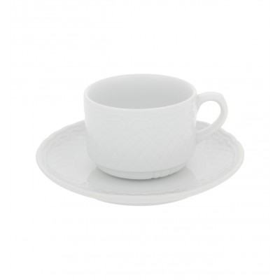 Escorial White - Tea Cup & Saucer 510/18