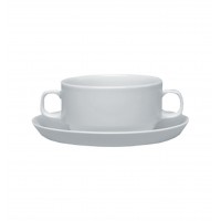 Europa White - Consomme Cup & Saucer 30cl