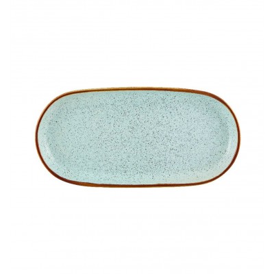 Rustic Blend Turquoi - Oval Tray 29,5 RB Turq