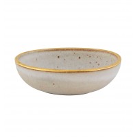 Gold Stone - Individual Bowl 10 White