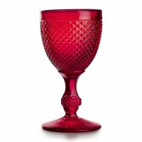 Bicos Vermelho - Set with 4 Water Goblets Red