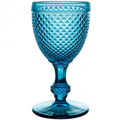 Bicos Azul - Set with 4 Water Goblets Blue