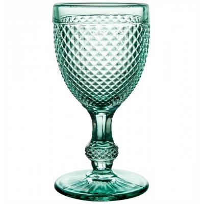 Bicos Verde - Set with 4 Red Wine Goblets Mint Green