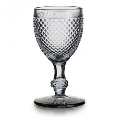 Bicos Cinza - Set with 4 Red Wine Goblets Grey