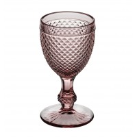 Bicos Rosa - Set with 4 Red Wine Goblets Pink