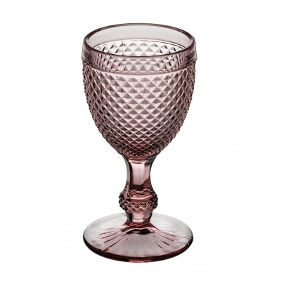 Bicos Rosa - Set with 4 Red Wine Goblets Pink